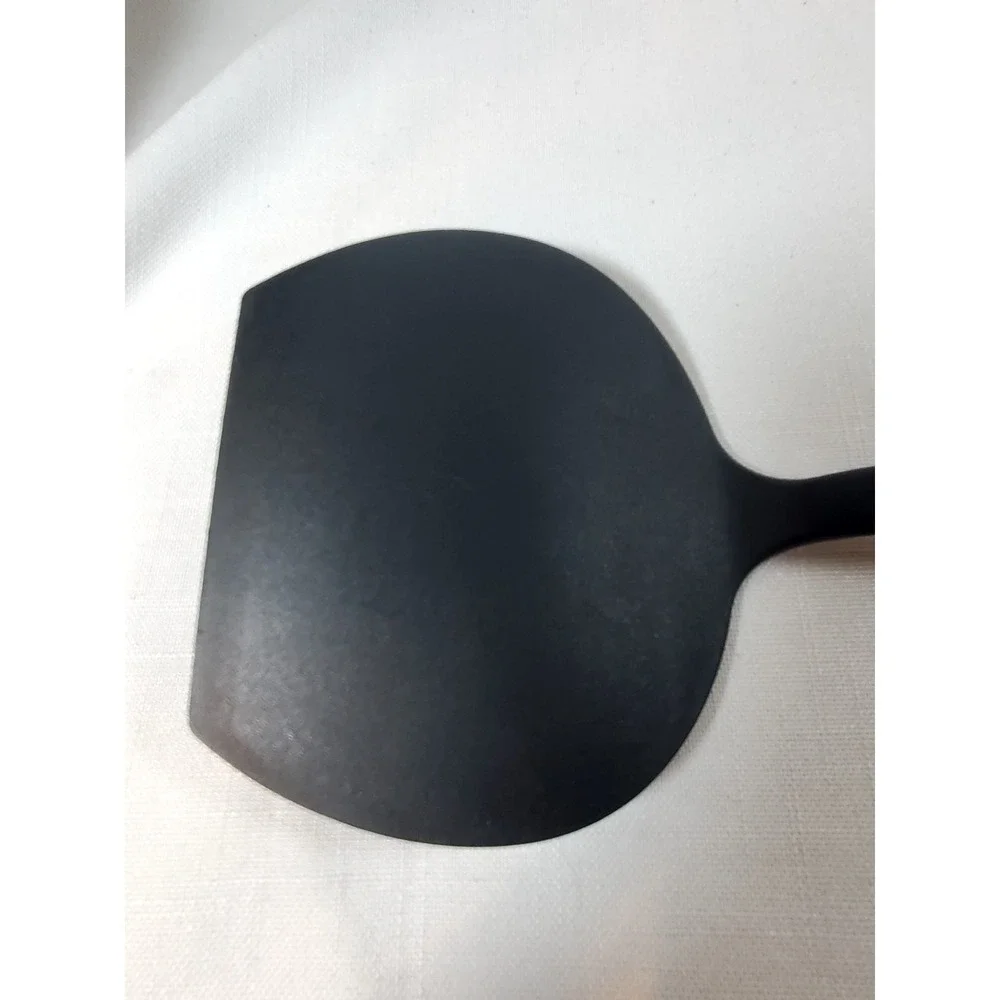Black Silicone Spatula‎ Turner Heat Resistant Nonstick Safe Kitchen Utensil